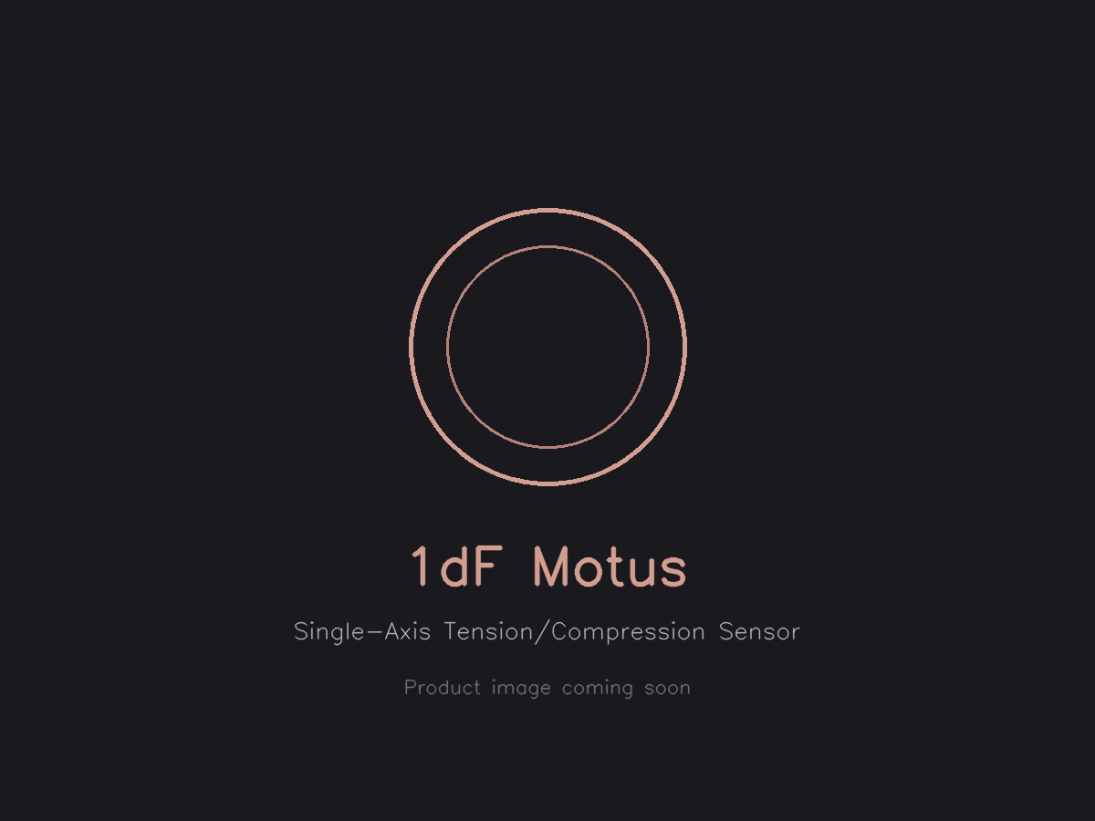 1dF Motus™ Sensor de fuerza de tracción/compresión de un eje