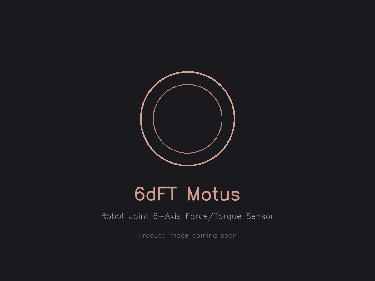6dFT Motus™ Sensor de fuerza de 6 ejes para articulaciones robóticas